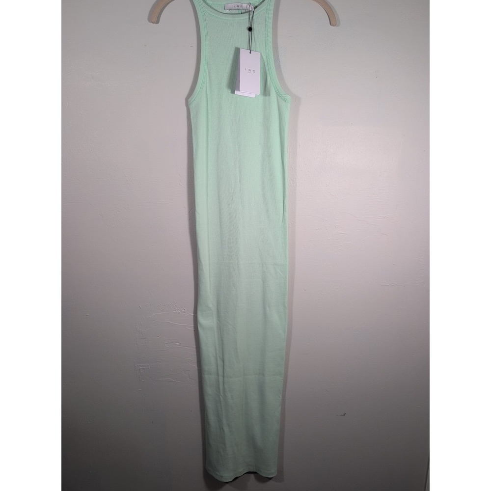 IRO Sleeveless Green Maxi Dress Size XS NWT